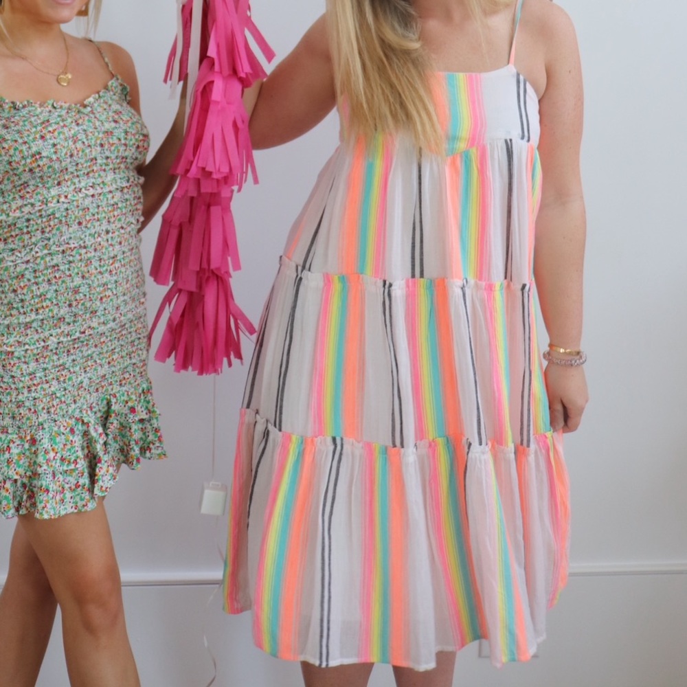 MIDI striped dress